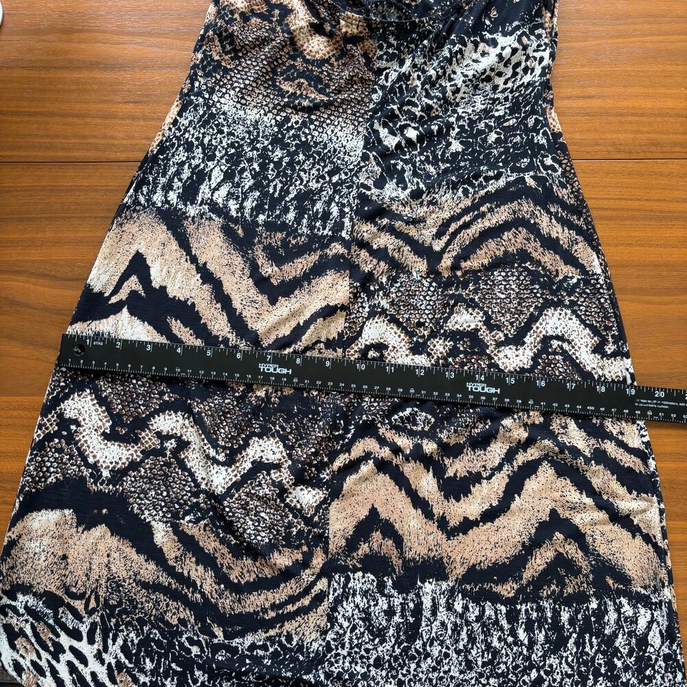 Venus Beaded Halter Maxi Dress Animal Snake Print 2010s Beach Boho Summer Small - Picture 15 of 16